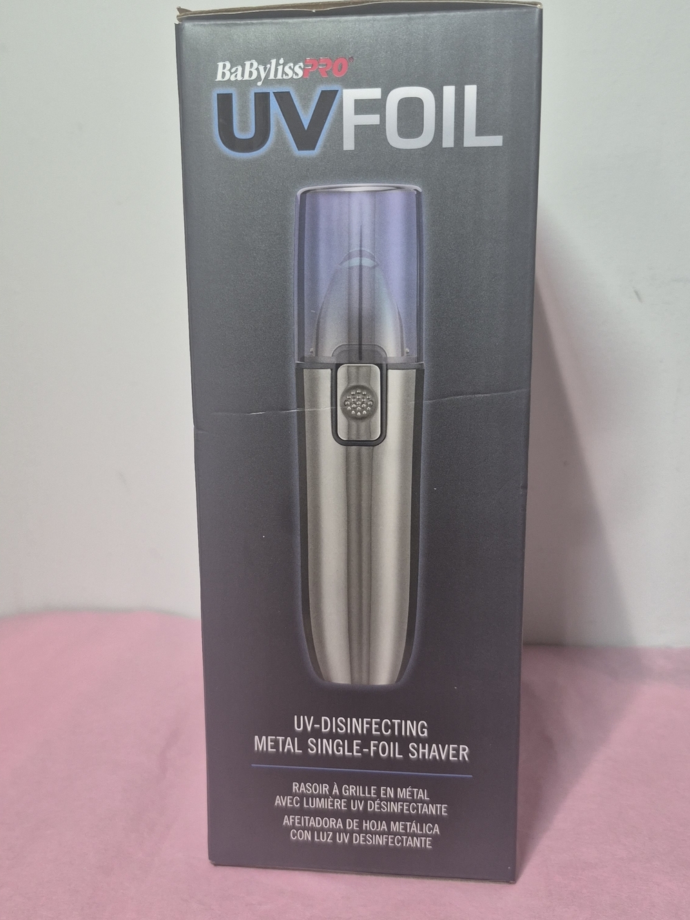 BaByliss UVFOIL Metal Single-Foil Shaver - Silver